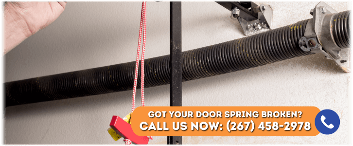 Broken Garage Door Spring Yardley PA
